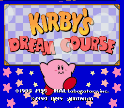 Kirby's Dream Course